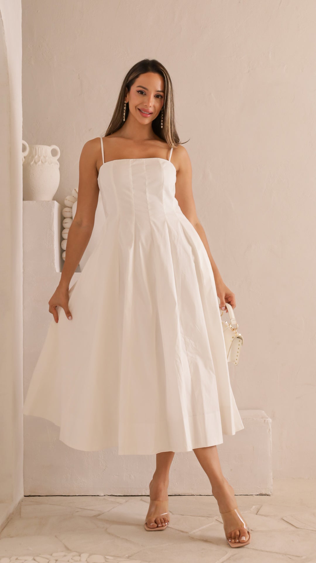 front view image 1 of Evelina Midi Dress