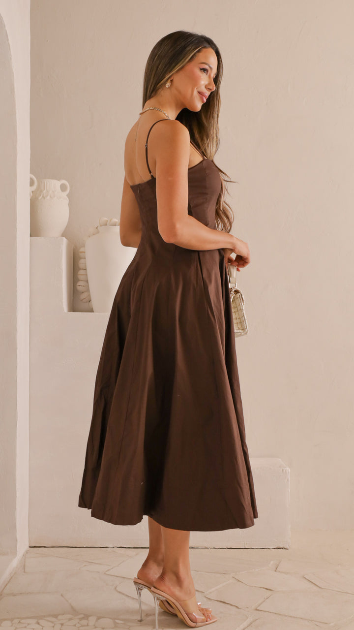 side view image 1 of Evelina Midi Dress