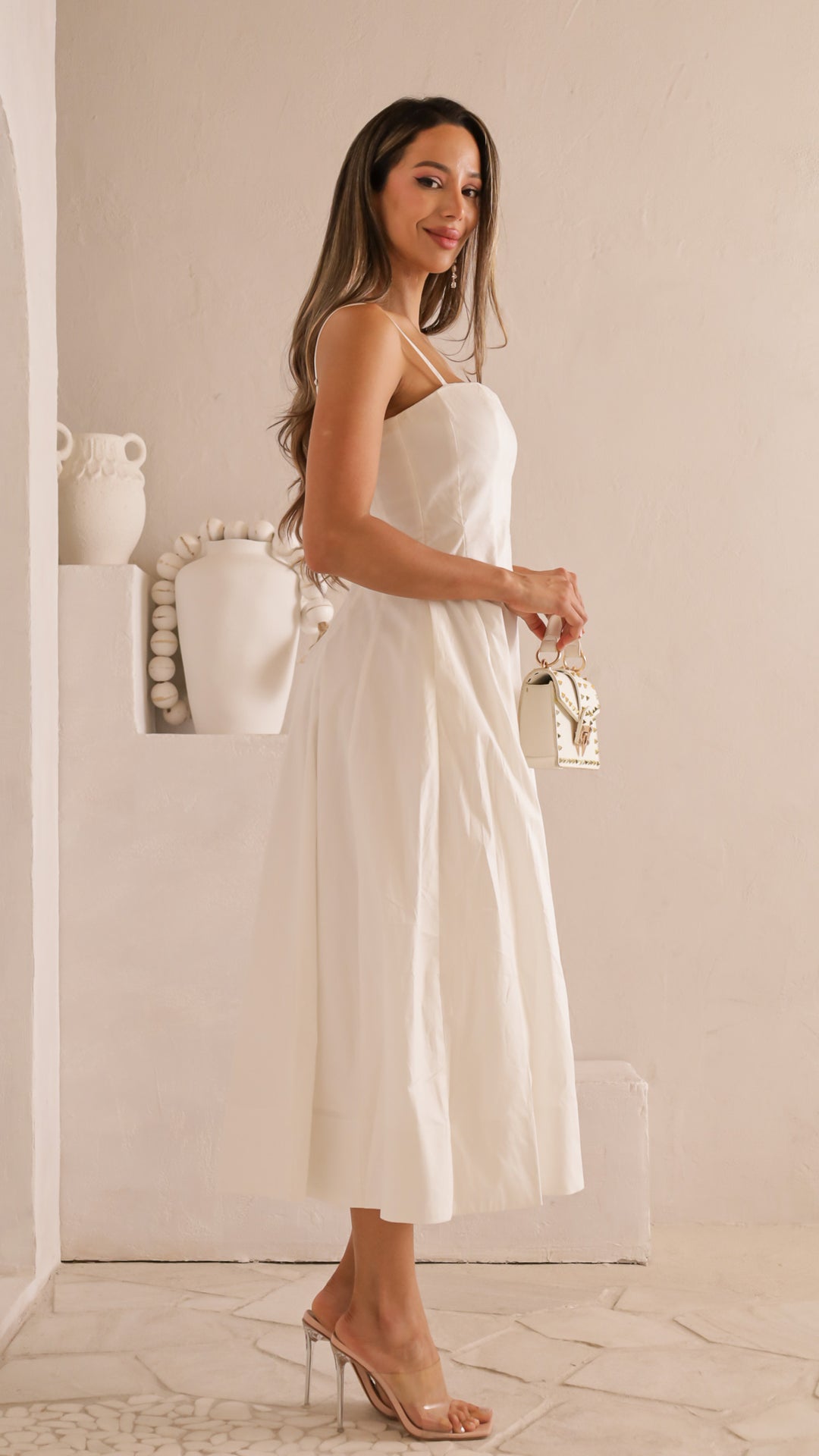 side view image 1 of Evelina Midi Dress