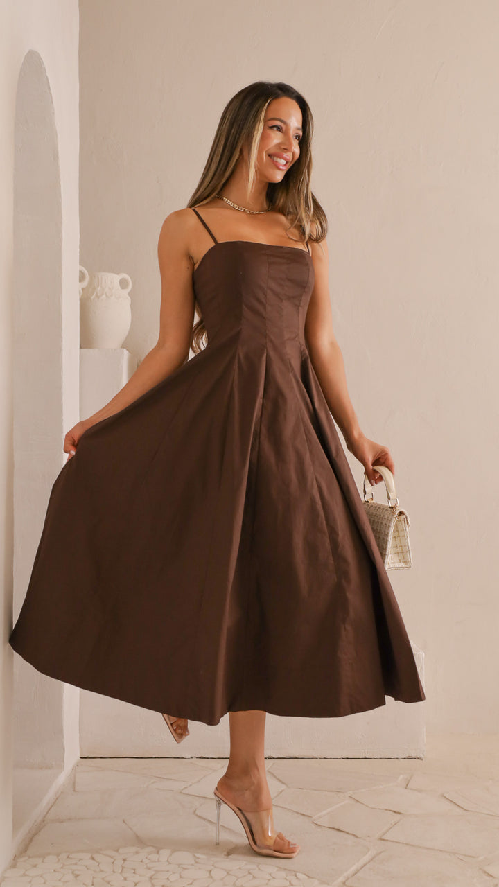 front view image 3 of Evelina Midi Dress