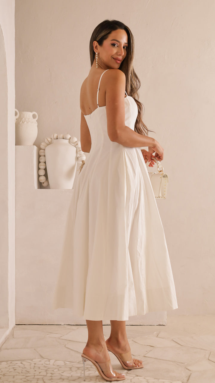 side view image 3 of Evelina Midi Dress