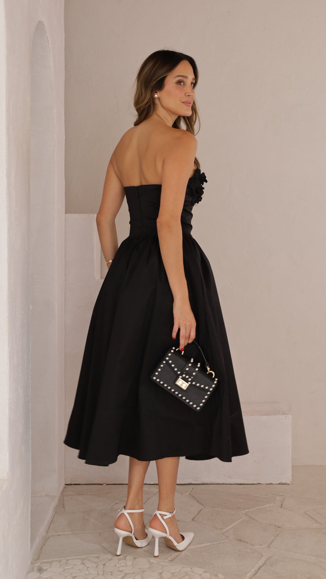 side view image 2 of Sylvia Midi Dress