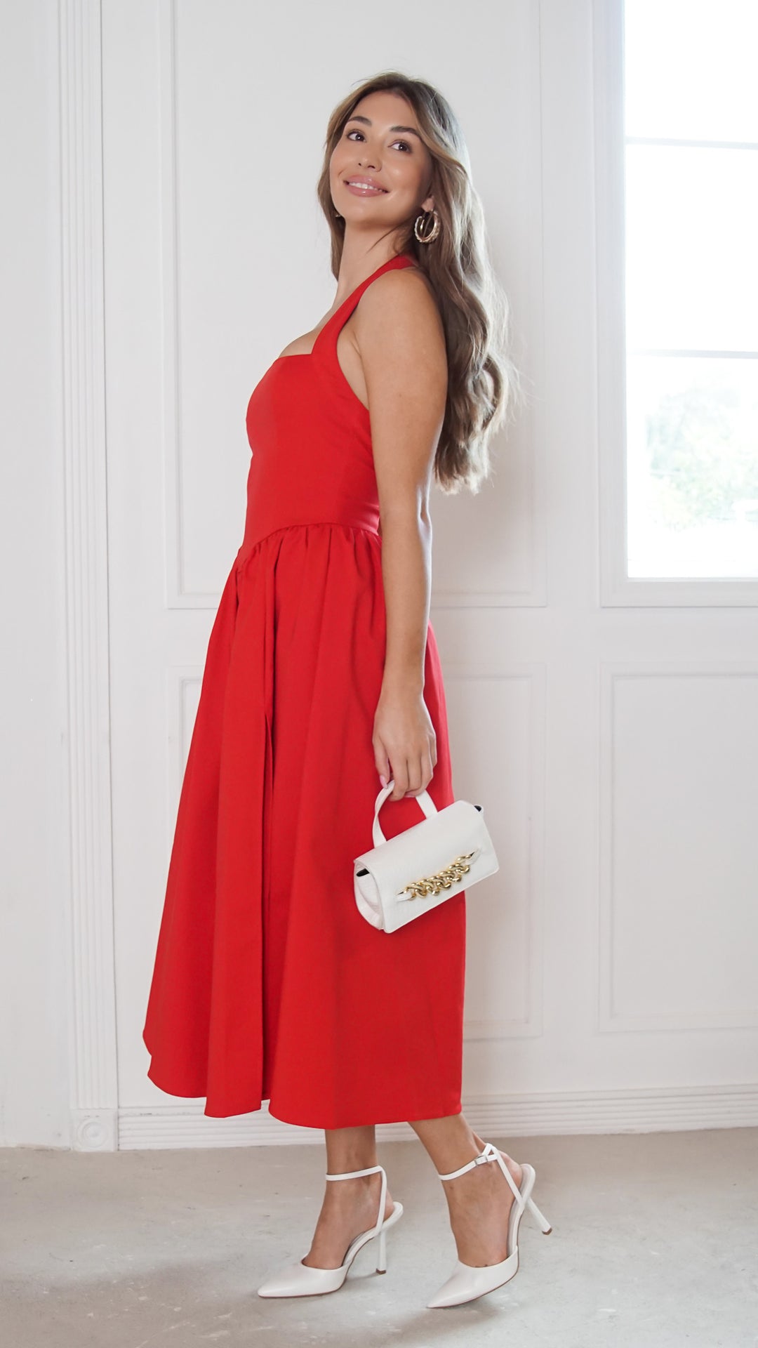 side view image 3 of Aveline Midi Dress