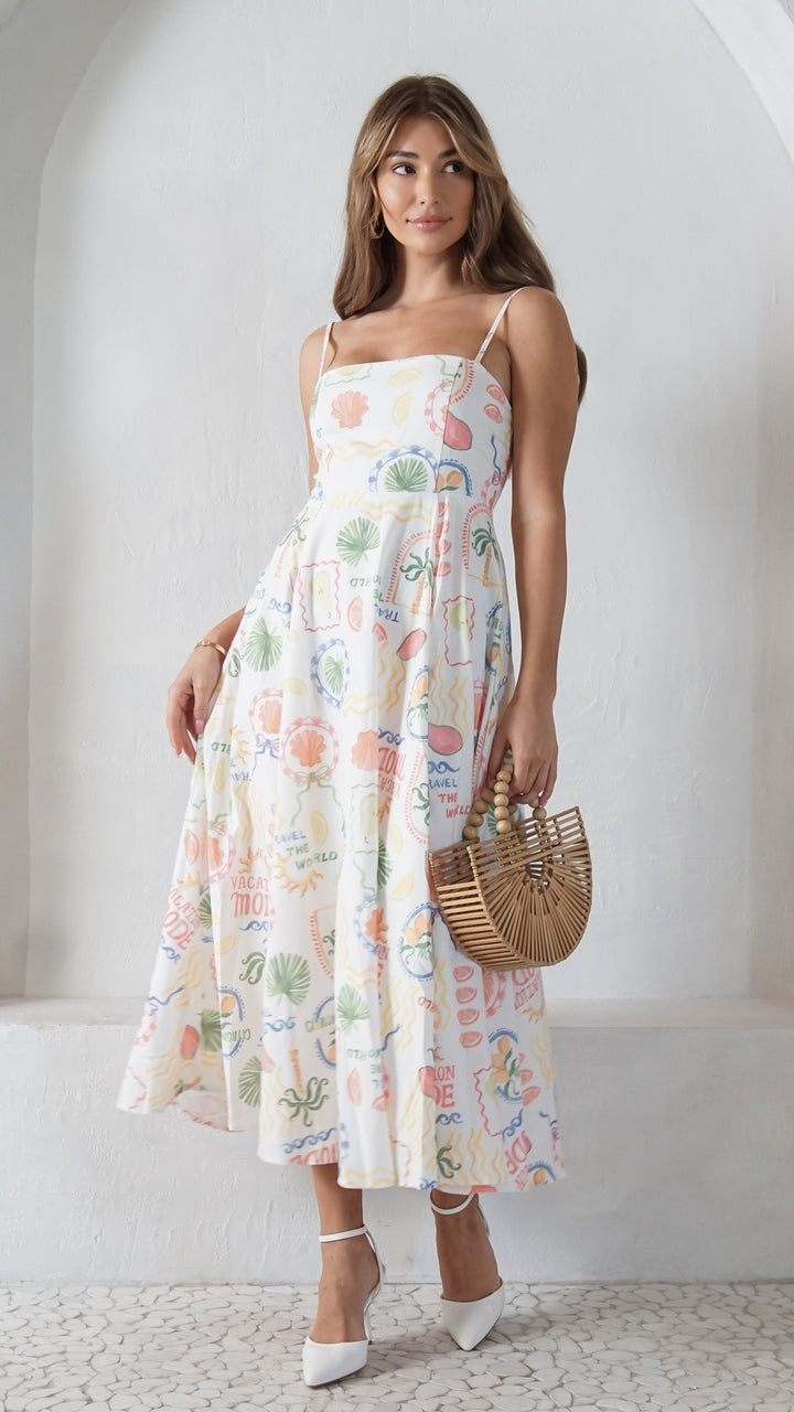 front view image 1 of Merela Midi Dress