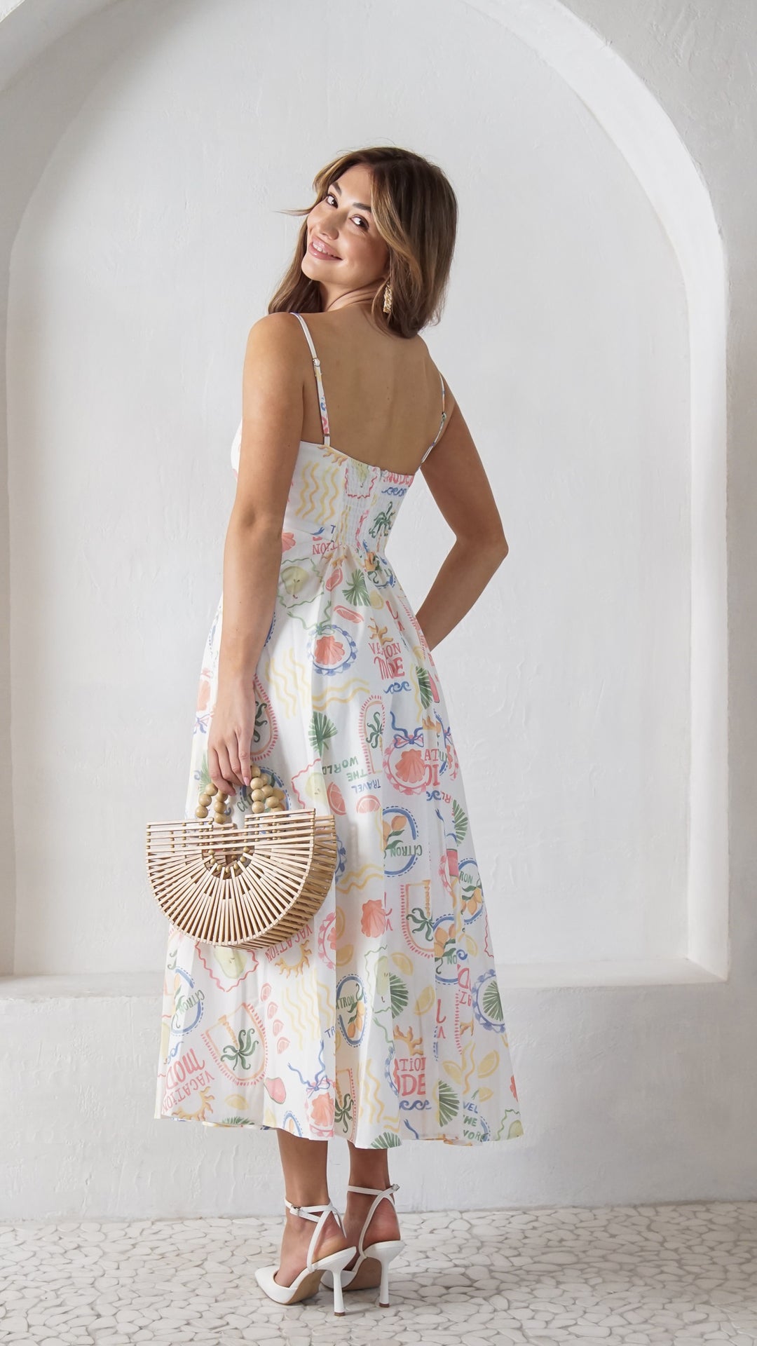 rear view image 1 of Merela Midi Dress