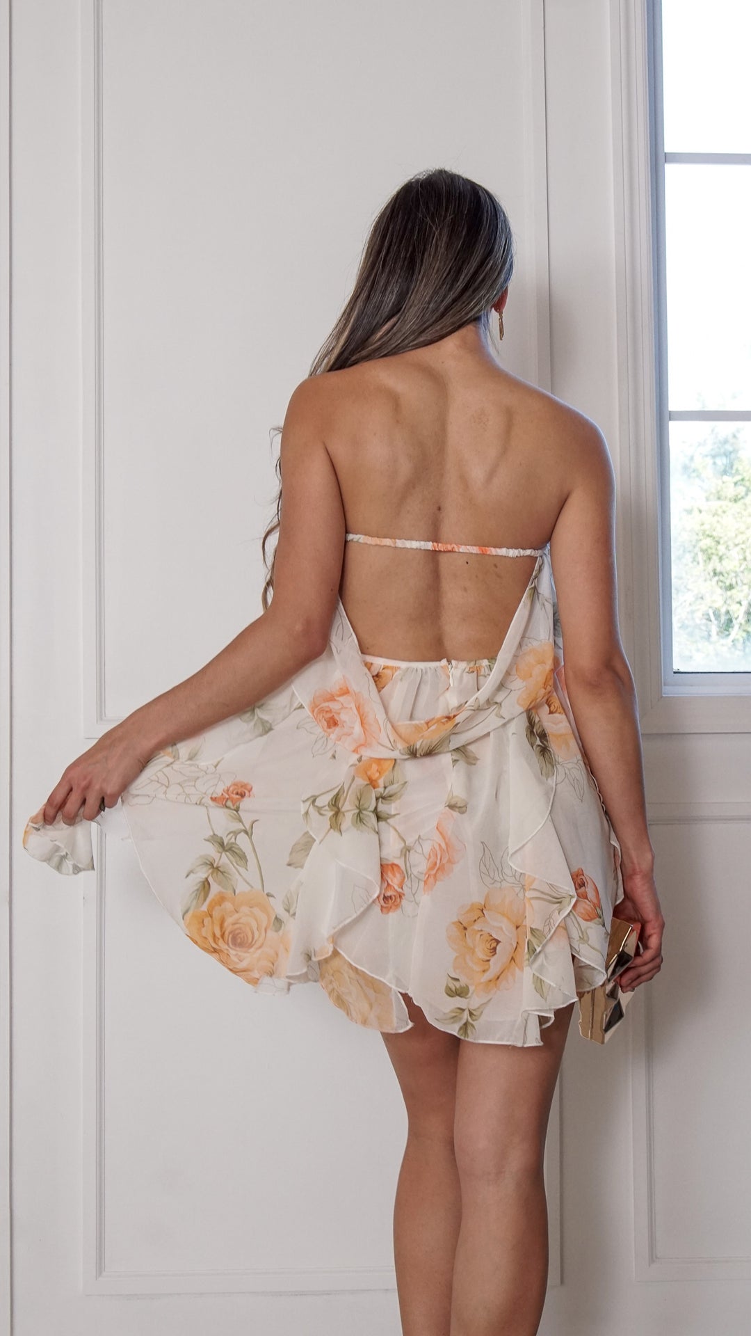 rear view image 1 of Camellia Mini Dress