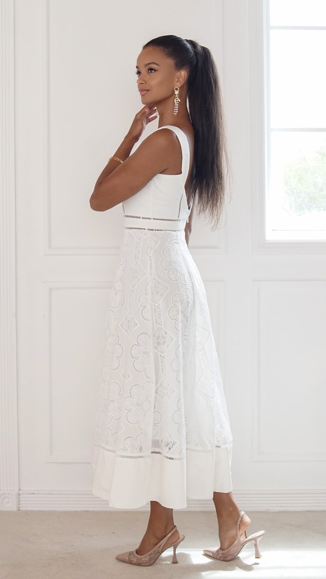 side view image 1 of Aurelia Midi Dress