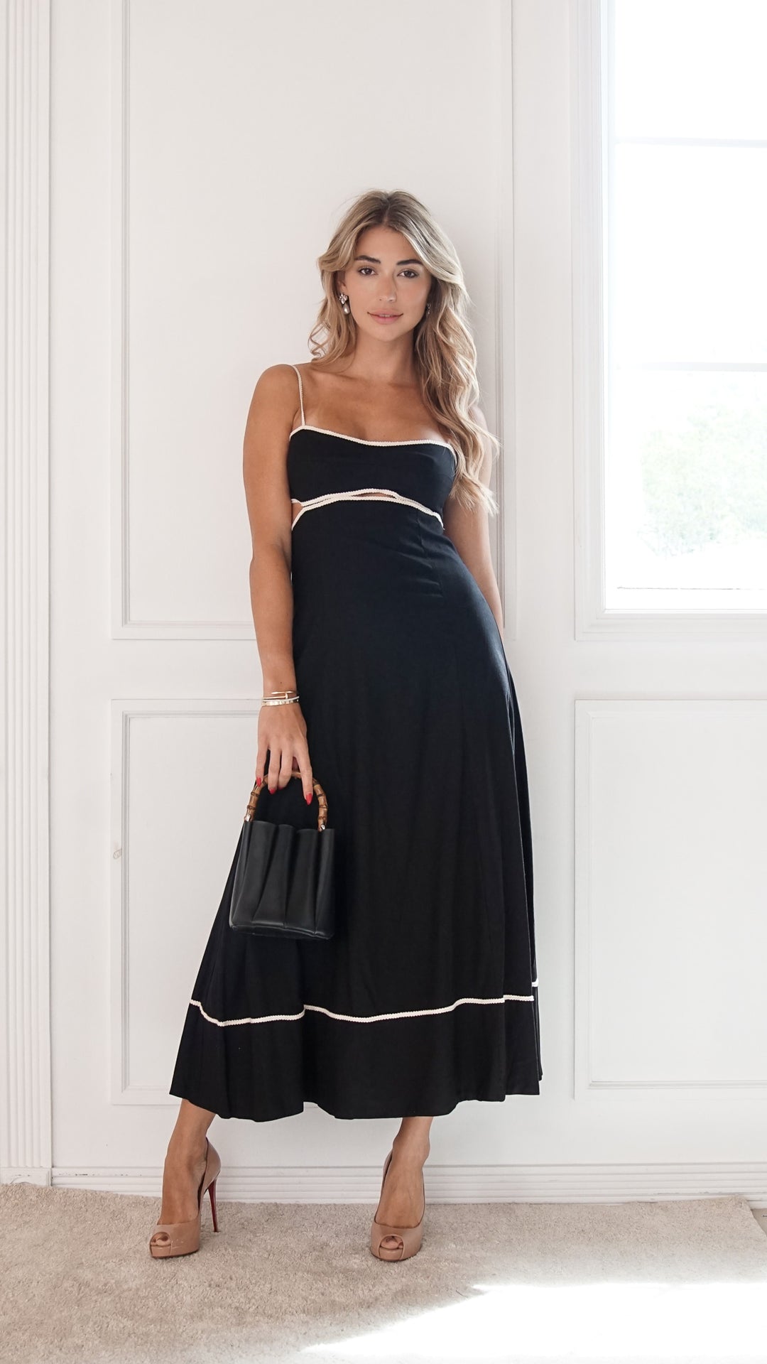 front view image 1 of Camille Midi Dress