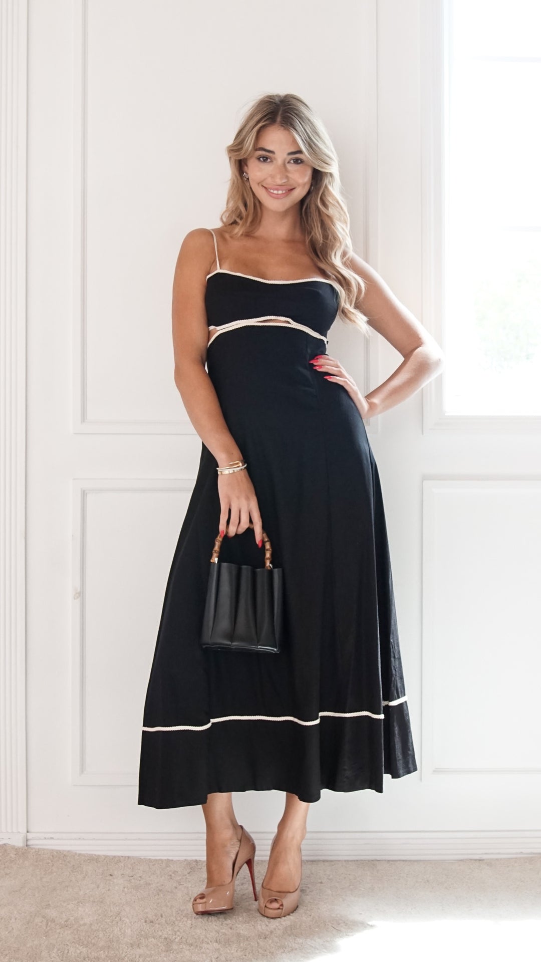 front view image 3 of Camille Midi Dress