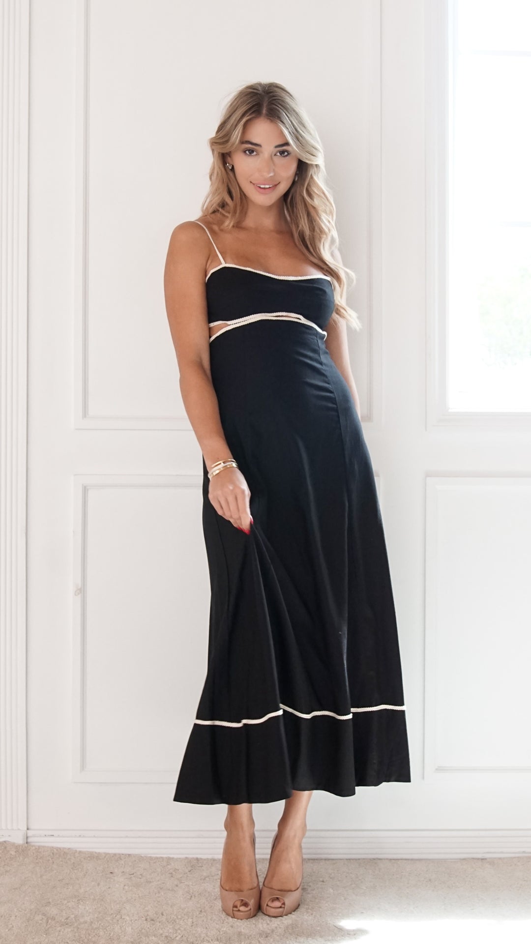 front view image 4 of Camille Midi Dress