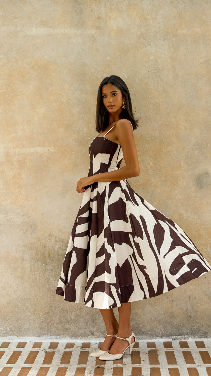 side view image 2 of Claribel Midi Dress
