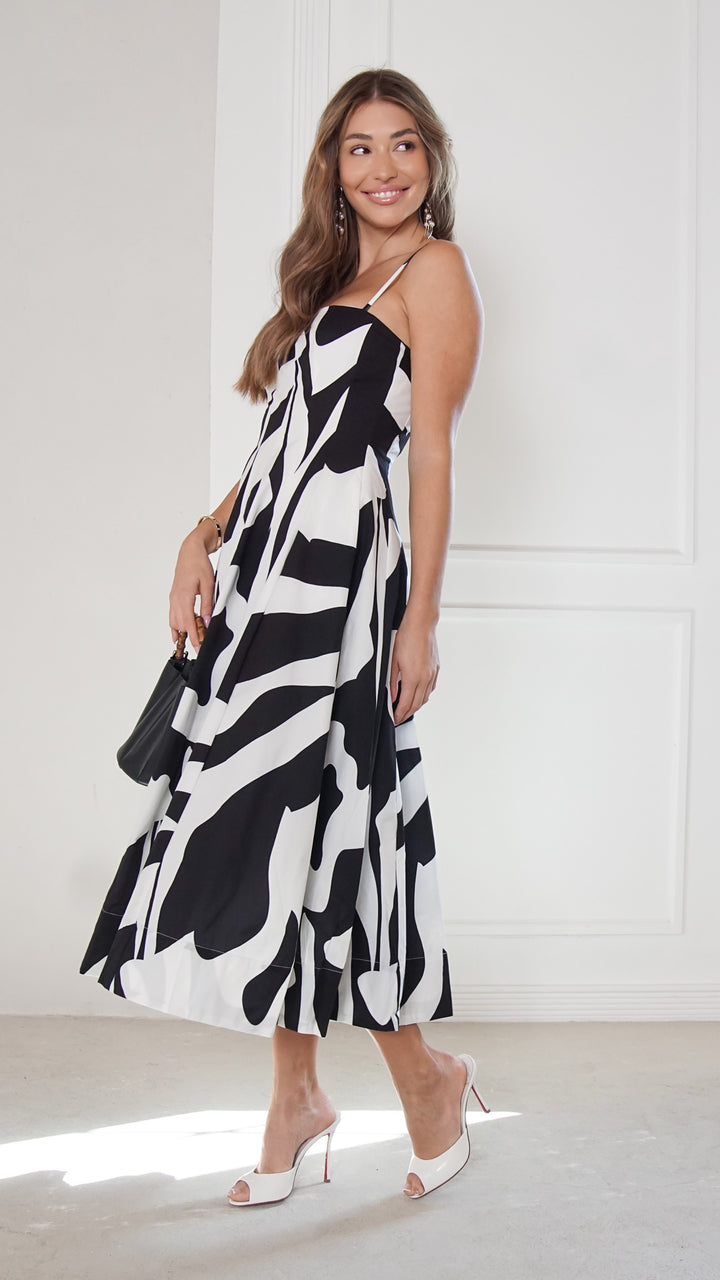 side view image 3 of Arcan Midi Dress