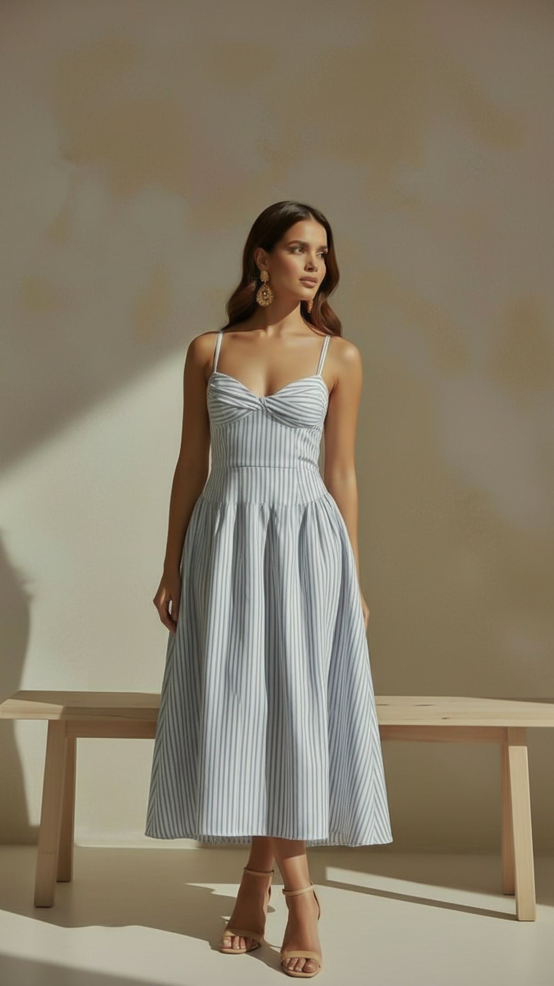 front view image 1 of Lina Midi Dress