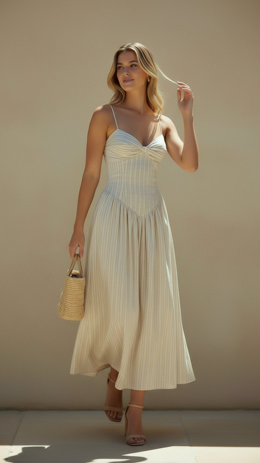 front view image 2 of Lina Midi Dress