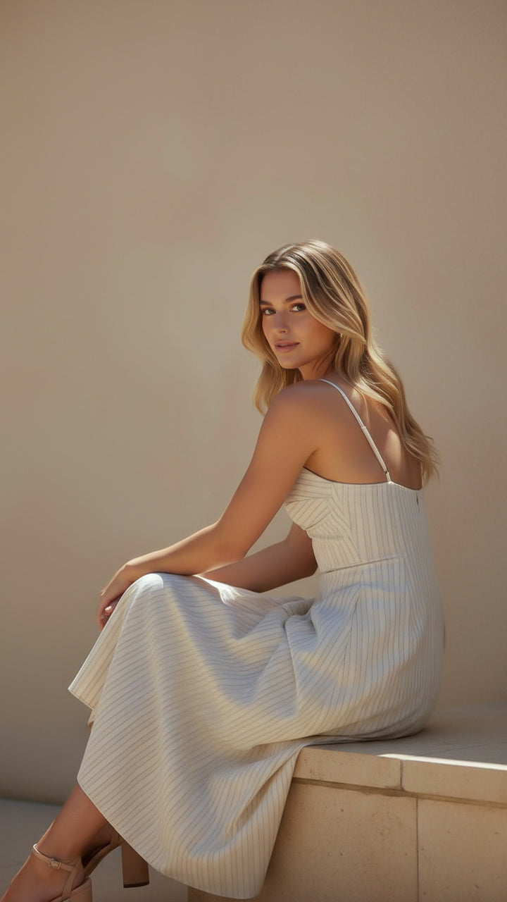 side view image 2 of Lina Midi Dress