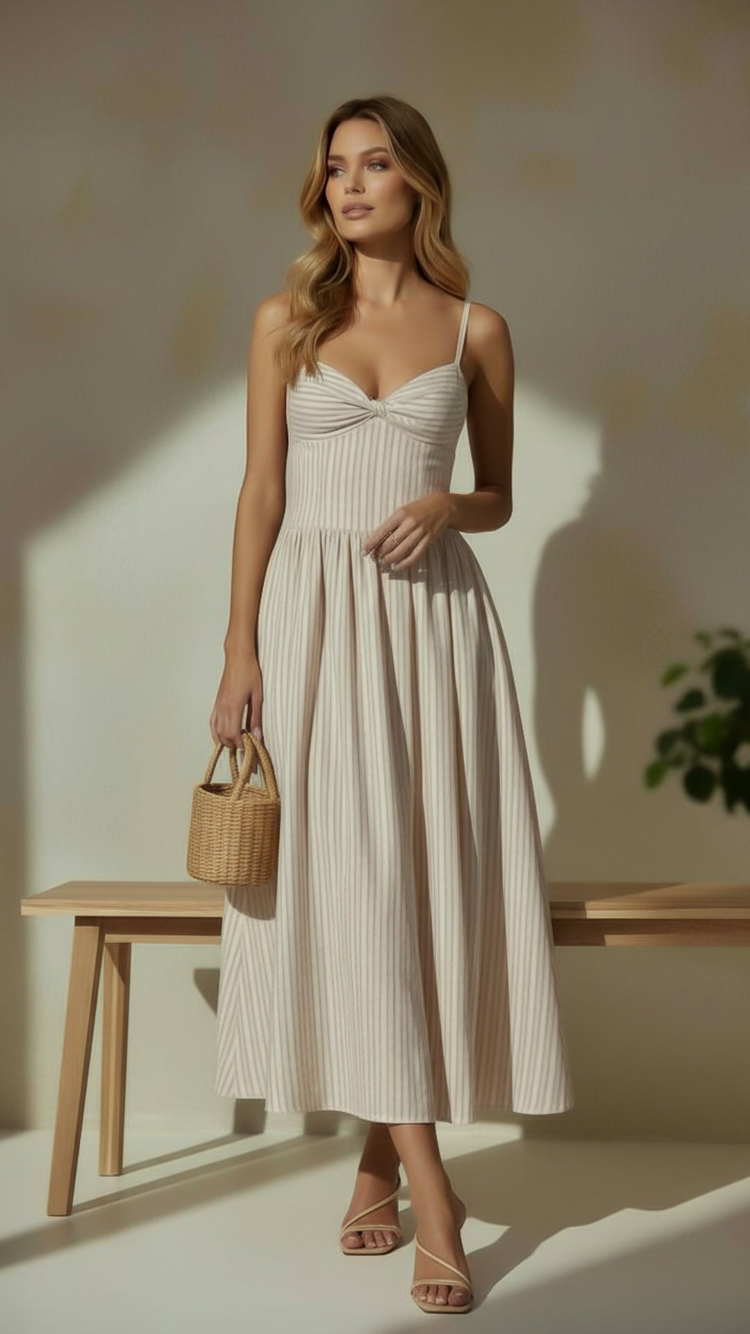 front view image 3 of Lina Midi Dress