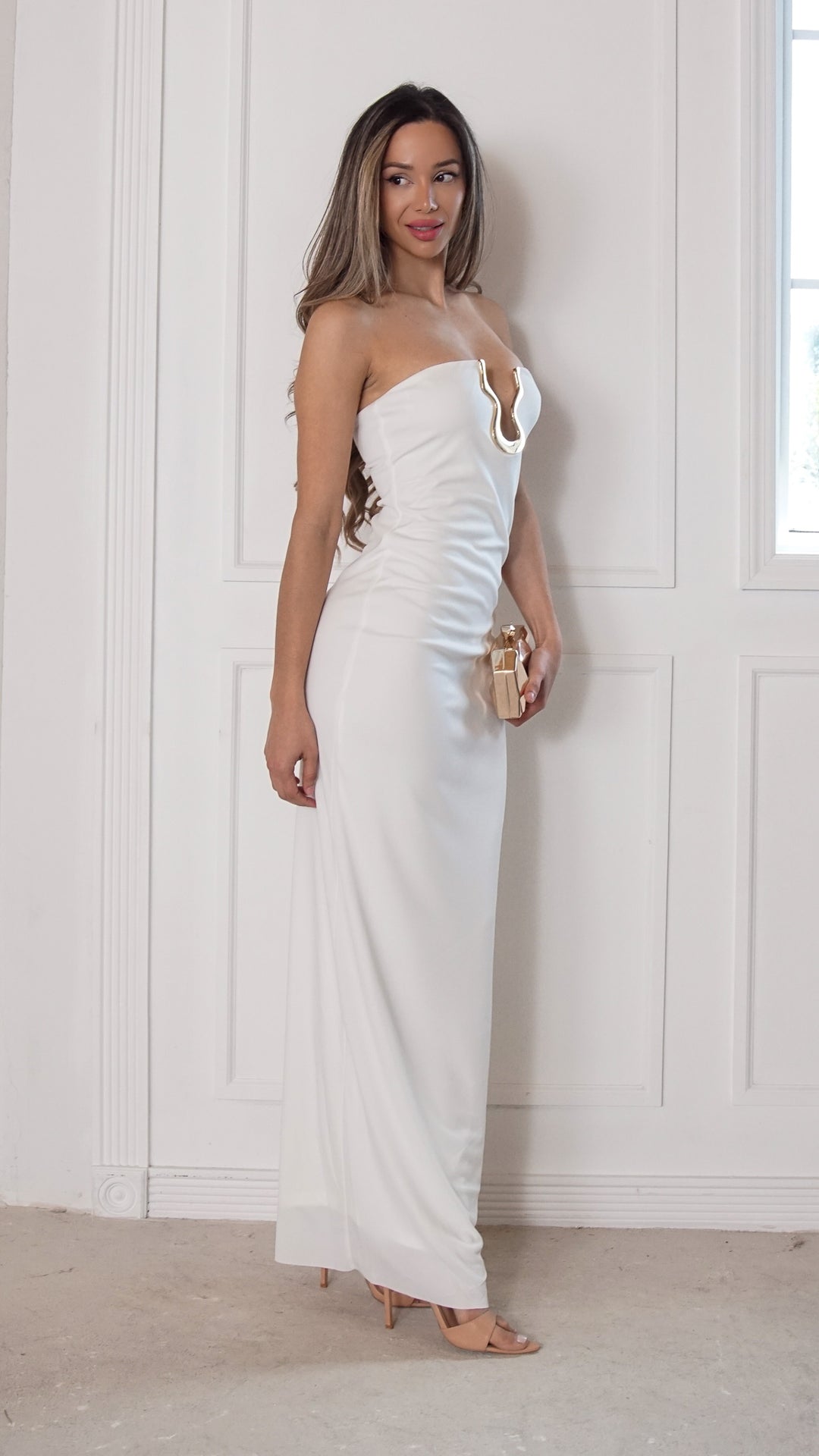 side view image 1 of Isabella Maxi Dress