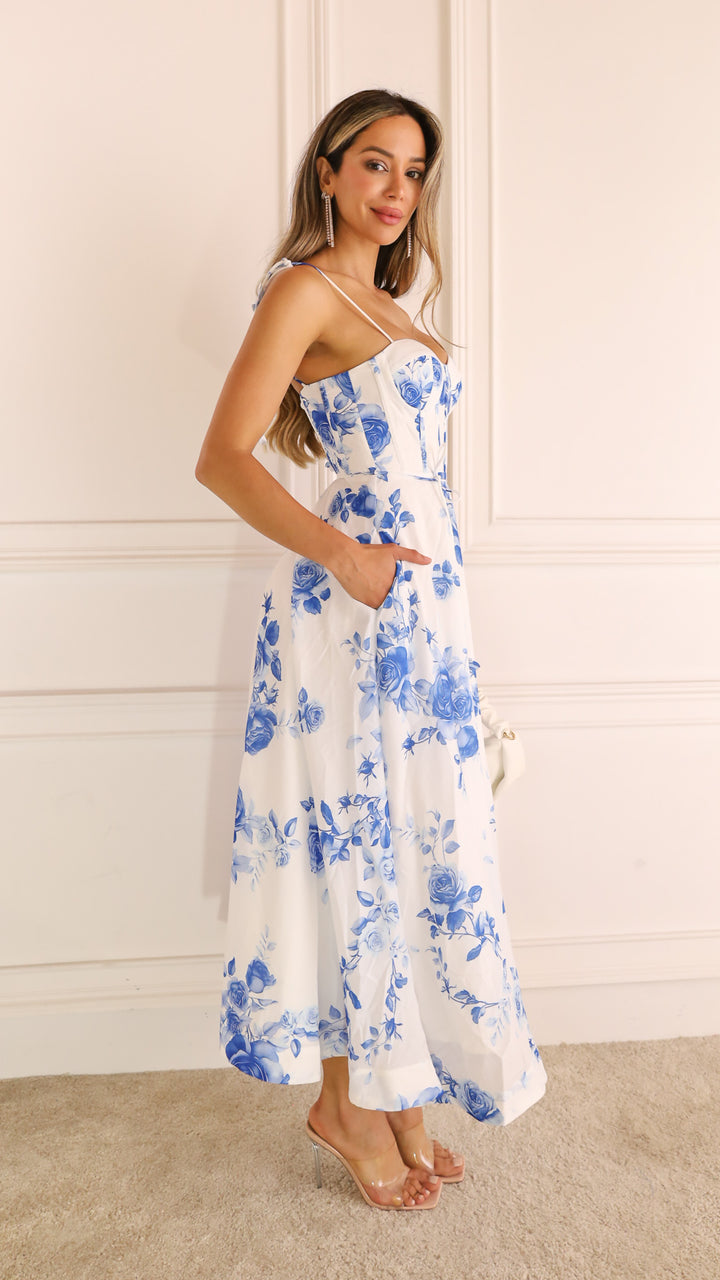 side view image 2 of Riana Midi Dress