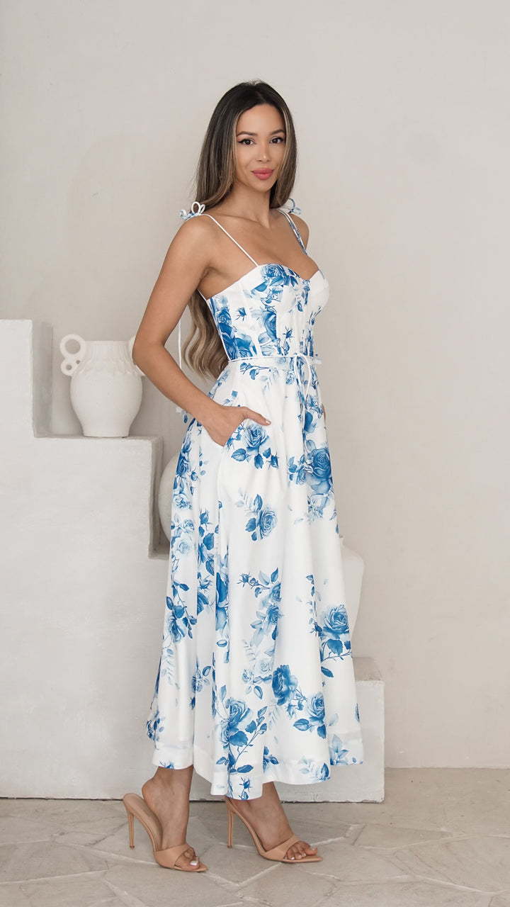 side view image 1 of Rosavelle Midi Dress