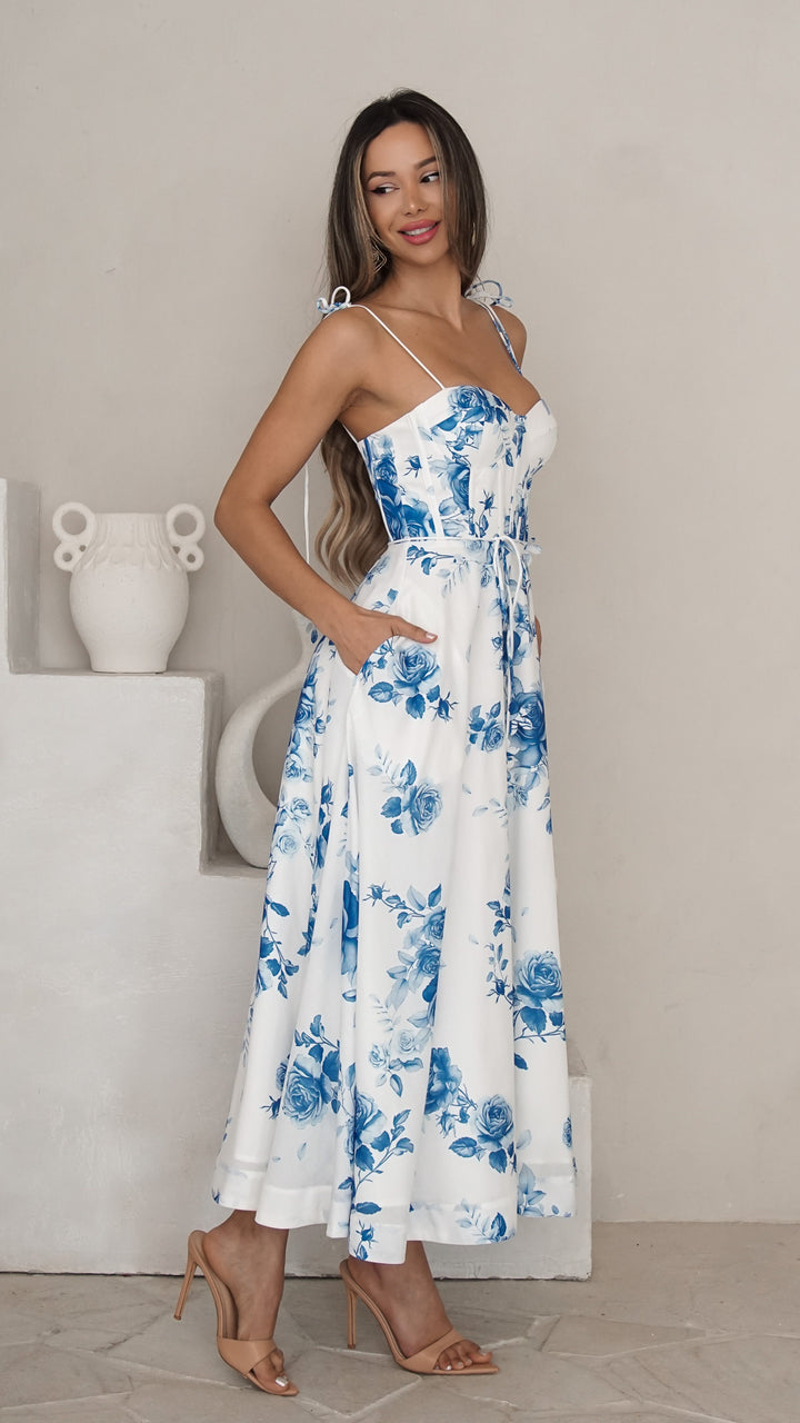side view image 2 of Rosavelle Midi Dress
