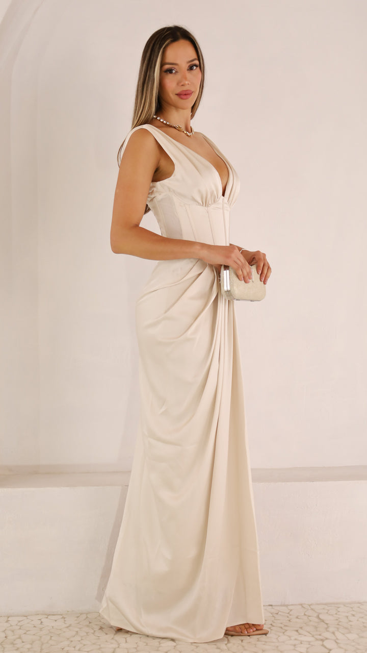 side view image 1 of Yasline Maxi Dress