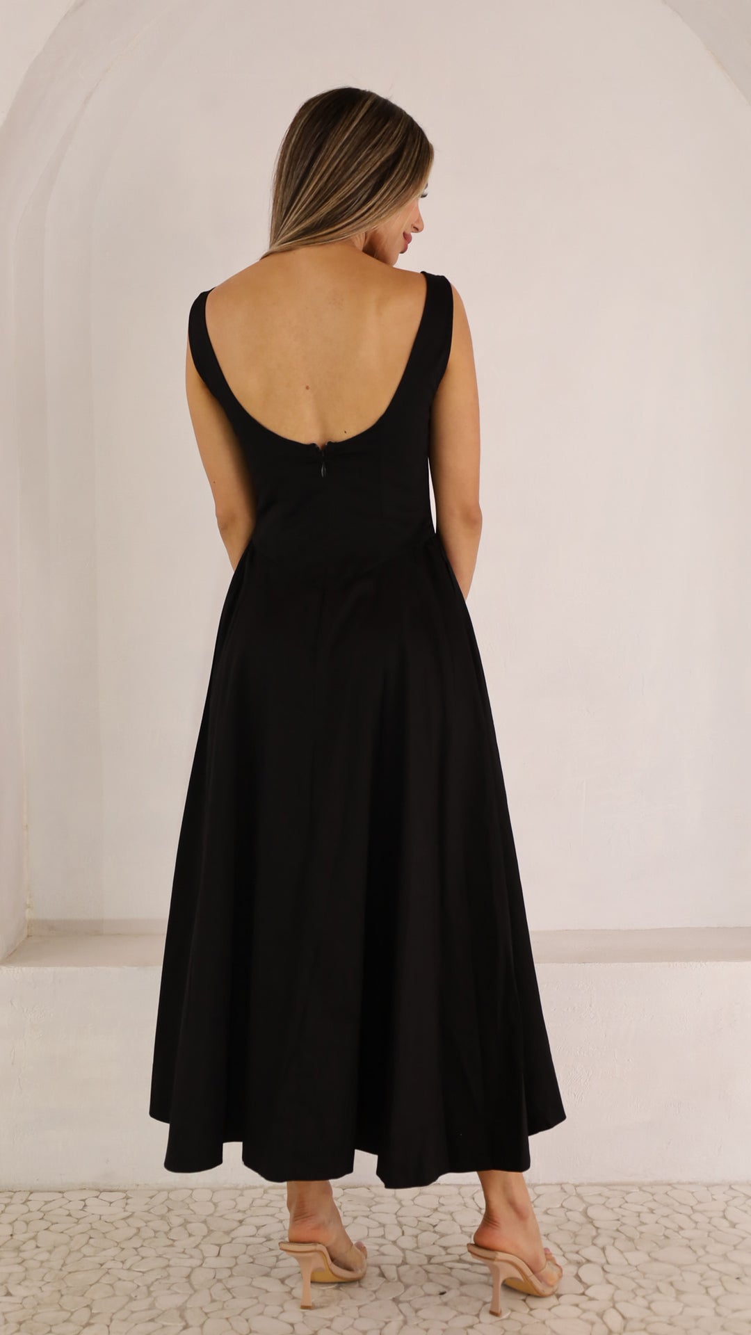 rear view image 1 of Thespina Midi Dress