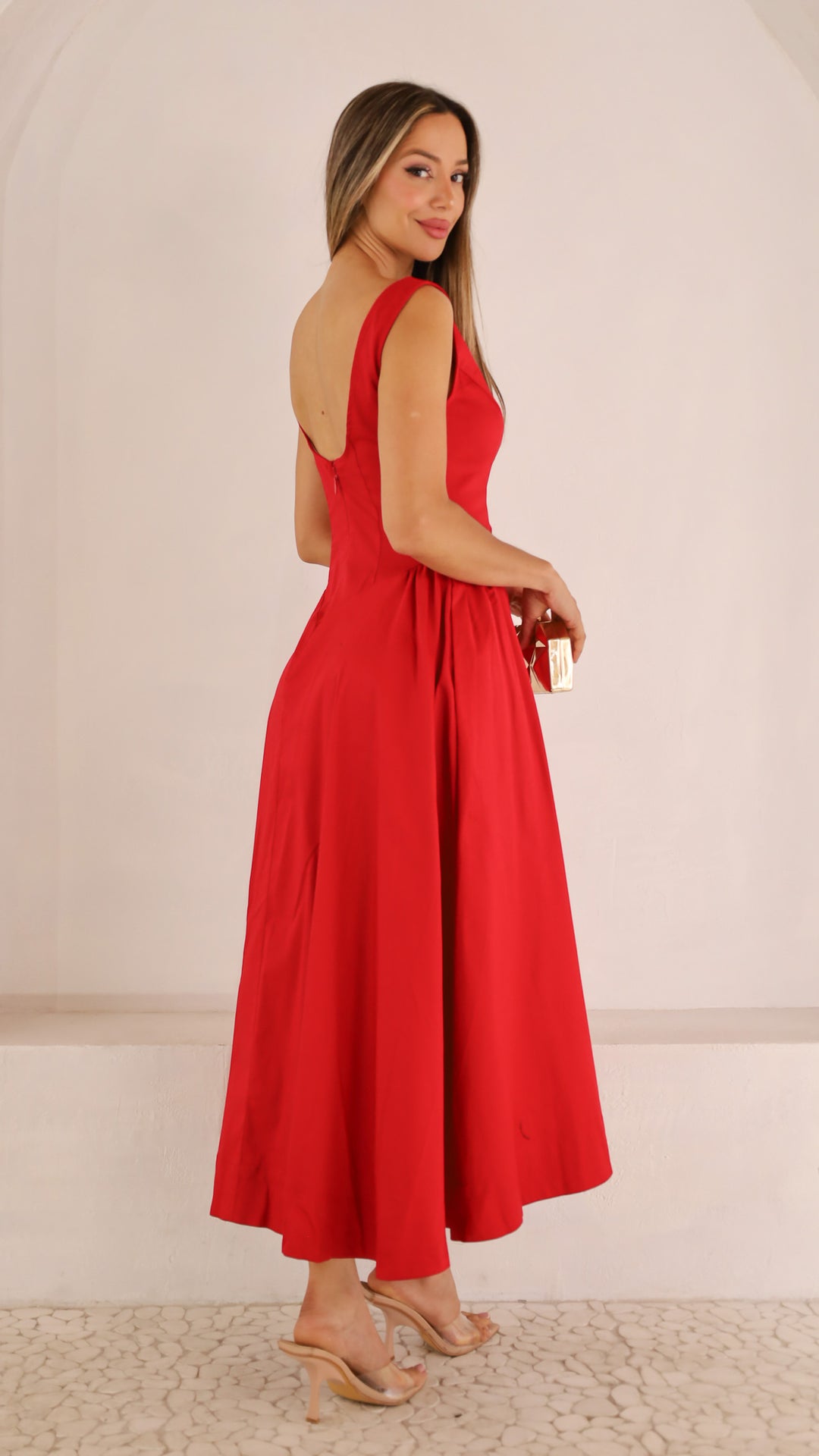 rear view image 1 of Thespina Midi Dress