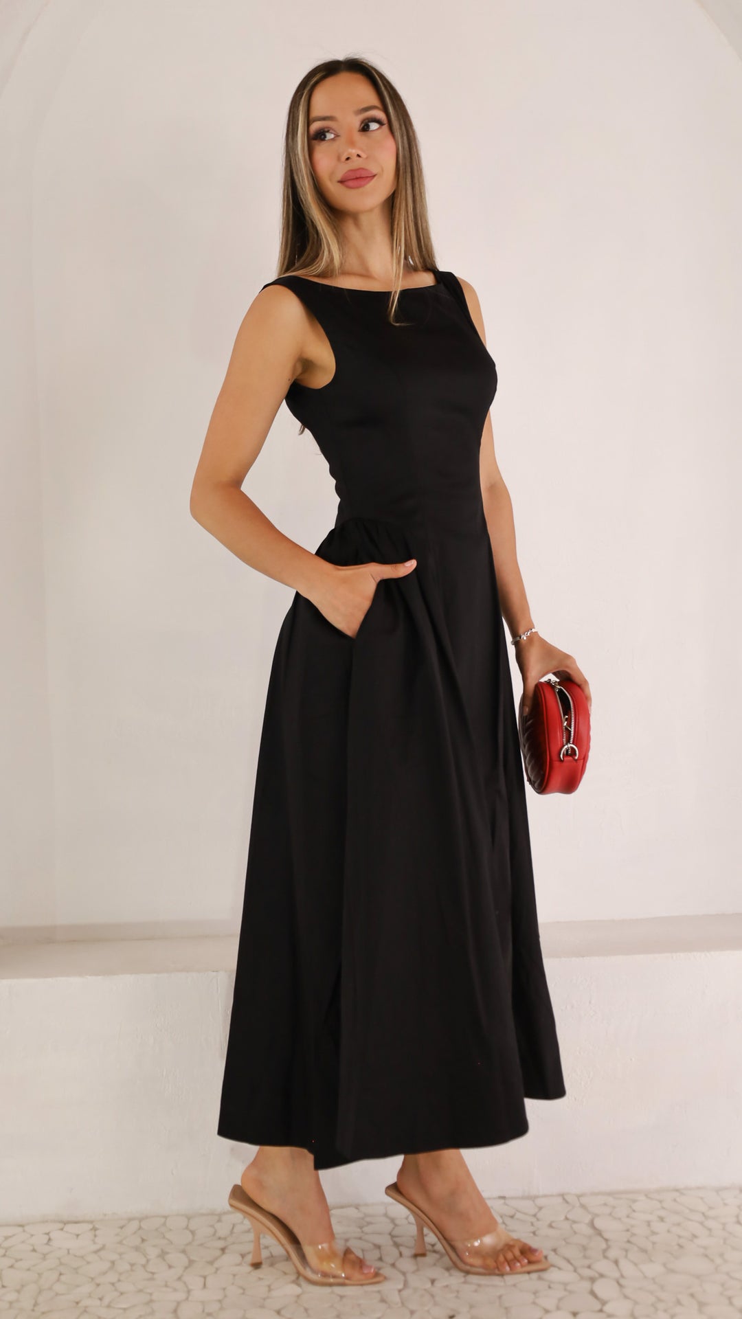 side view image 1 of Thespina Midi Dress
