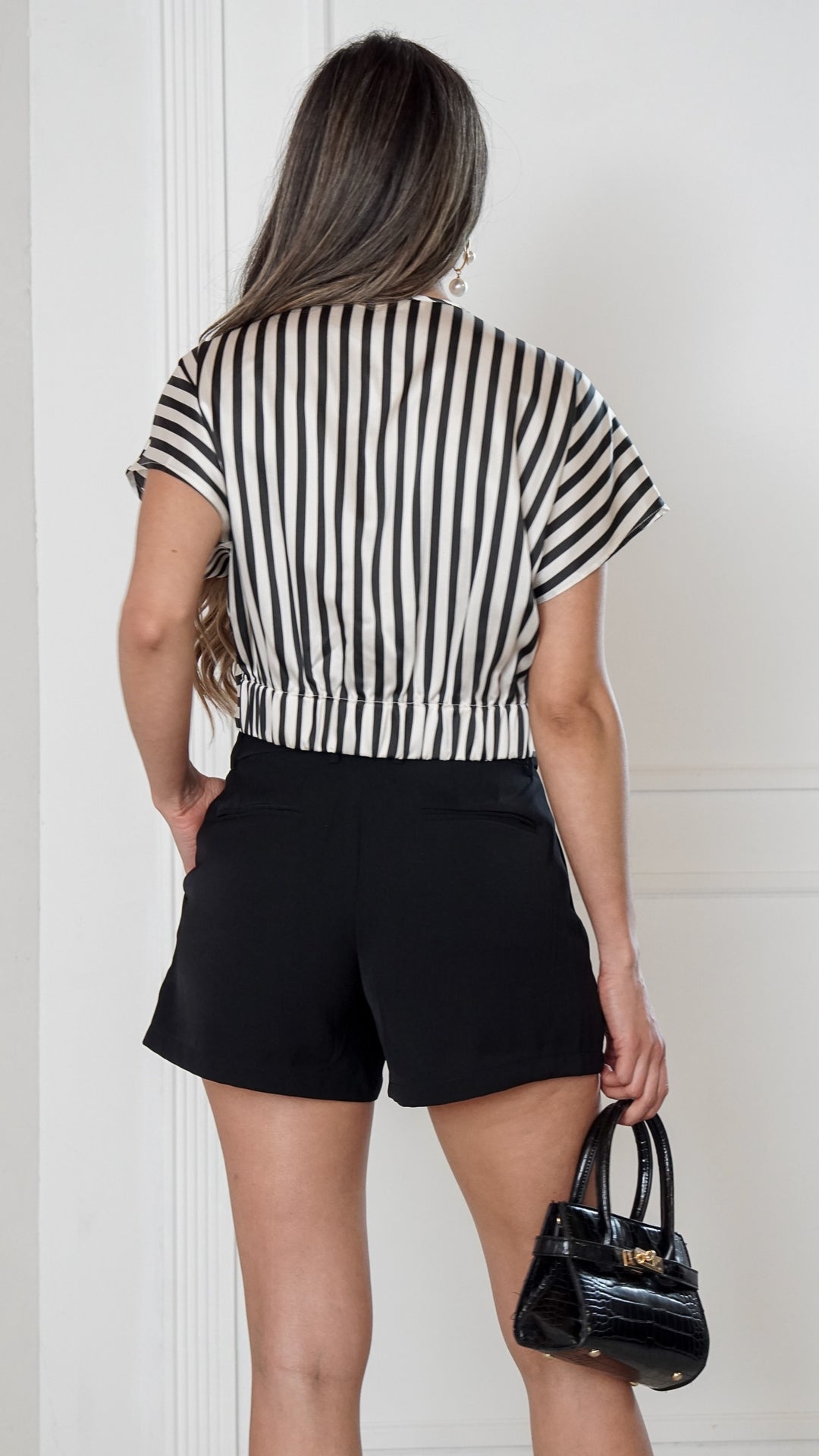 rear view image 2 of Monroe Tailored Shorts