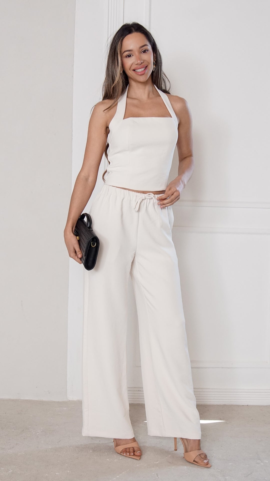front view image 1 of Solenne Palazzo Pants