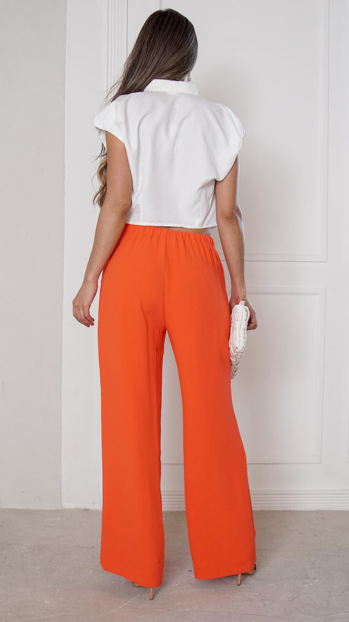 rear view image 1 of Solenne Palazzo Pants