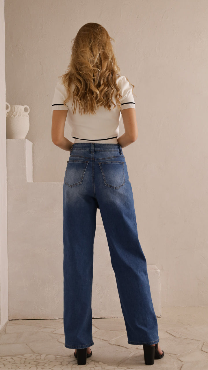 rear view image 1 of Soria Polo Crop Top