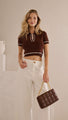 Soria Polo Crop Top