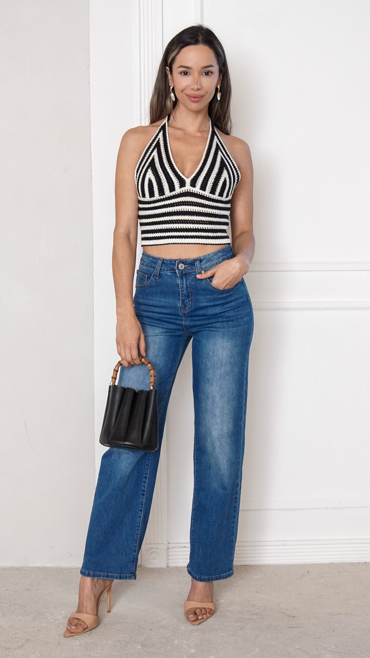 front view image 1 of Alondra Halter Top