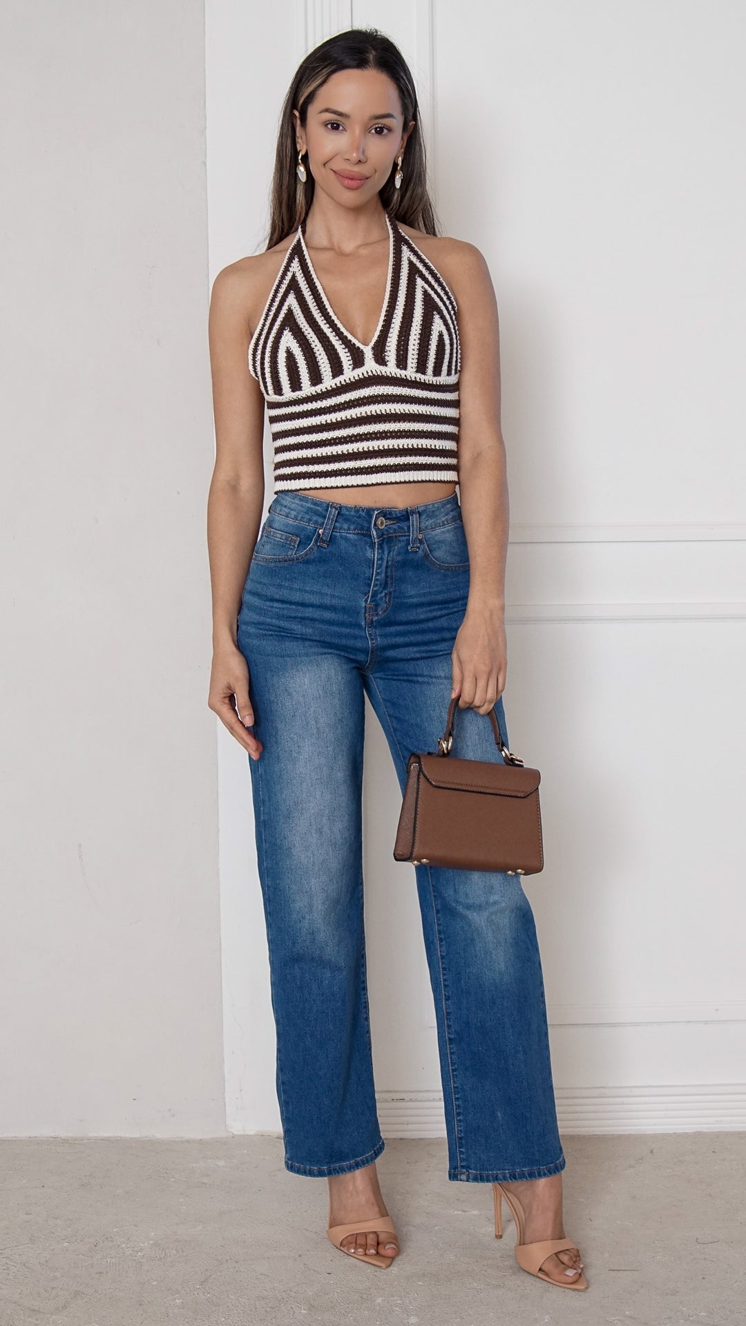 front view image 2 of Alondra Halter Top
