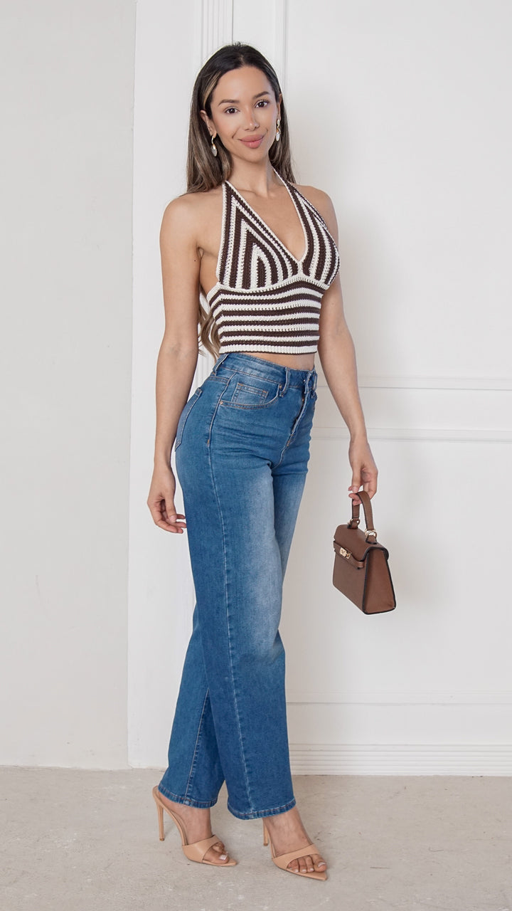 side view image 2 of Alondra Halter Top