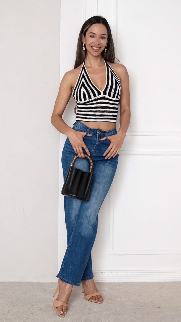 front view image 3 of Alondra Halter Top