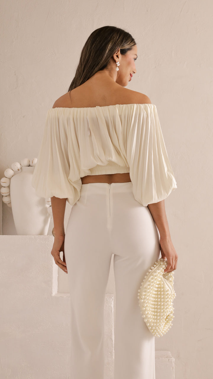 rear view image 1 of Reina Off-Shoulder Blouse