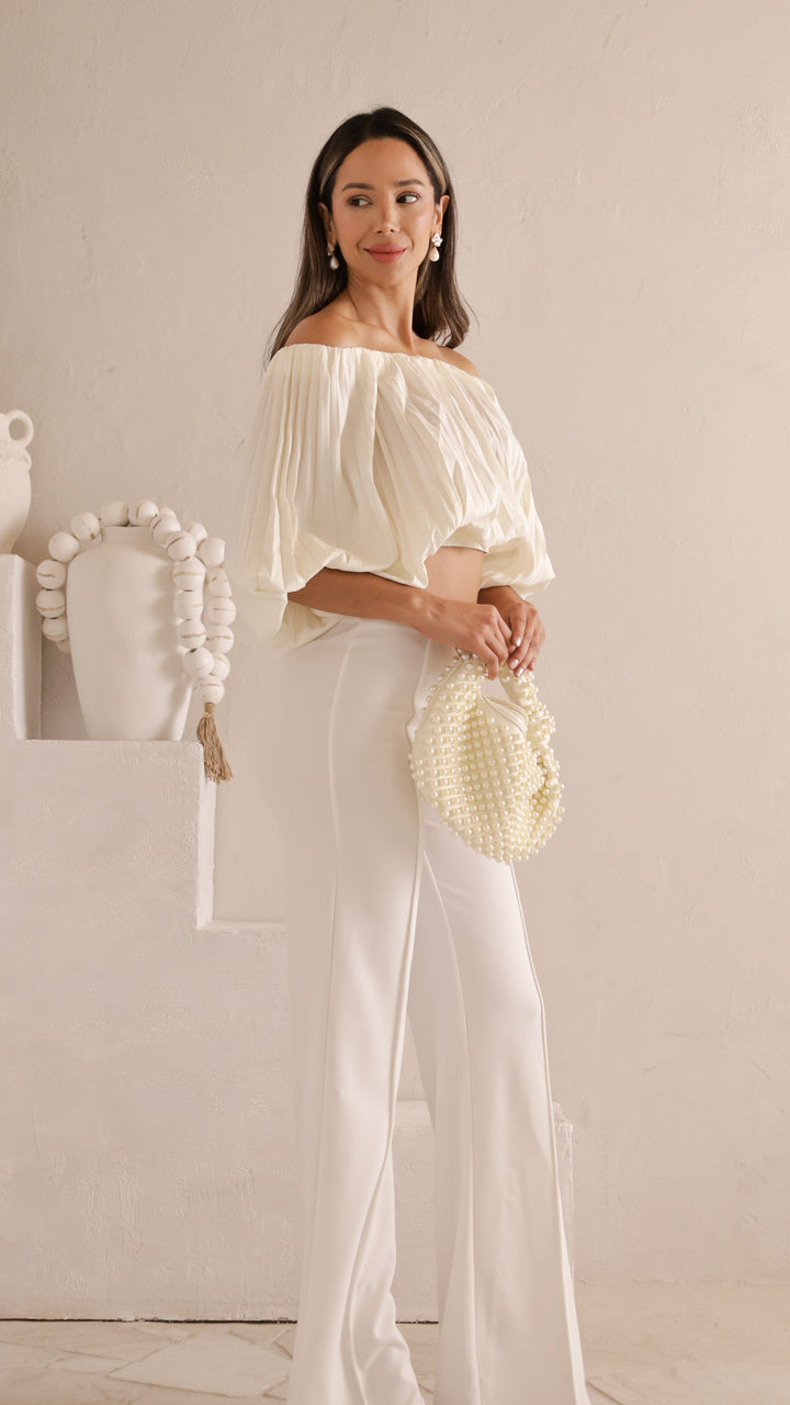 side view image 1 of Reina Off-Shoulder Blouse