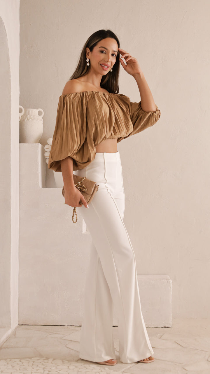 side view image 1 of Reina Off-Shoulder Blouse