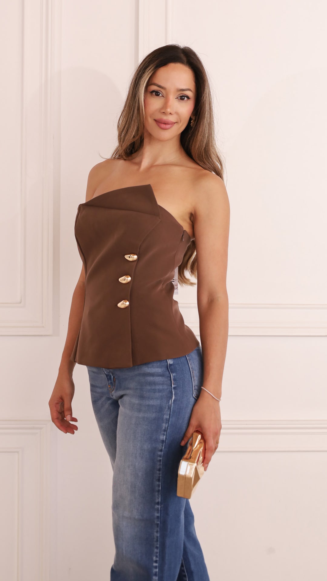 side view image 1 of Farelle top