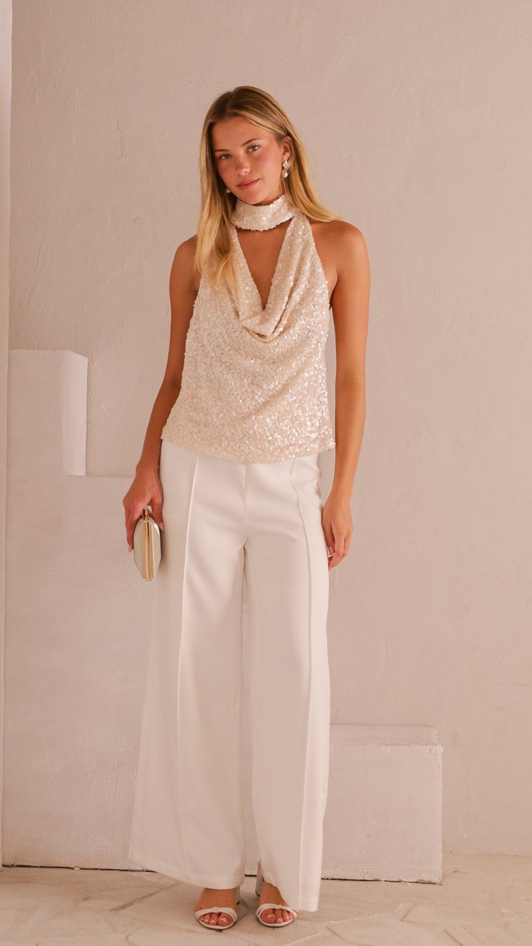 front view image 2 of Leona Sequin Top