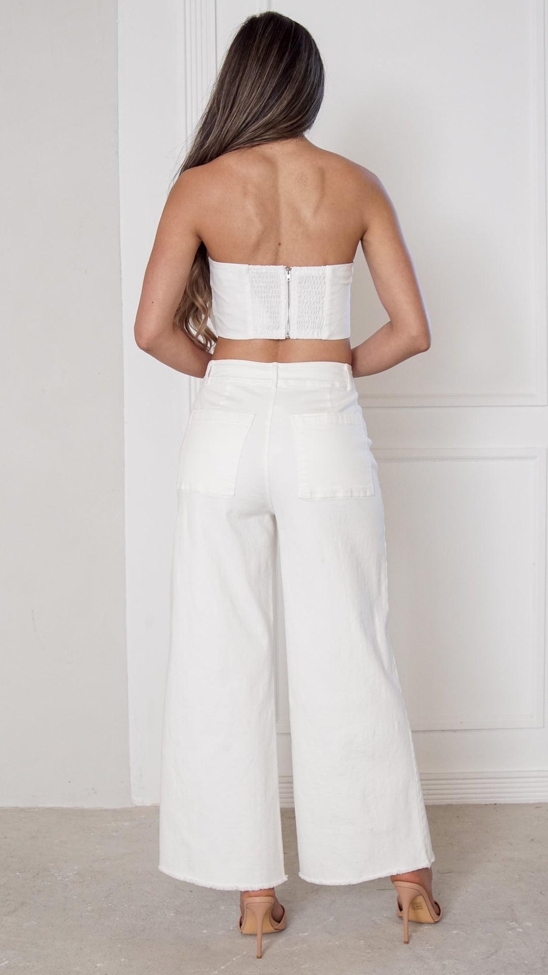 rear view image 1 of Camellia Floral Bandeau Top
