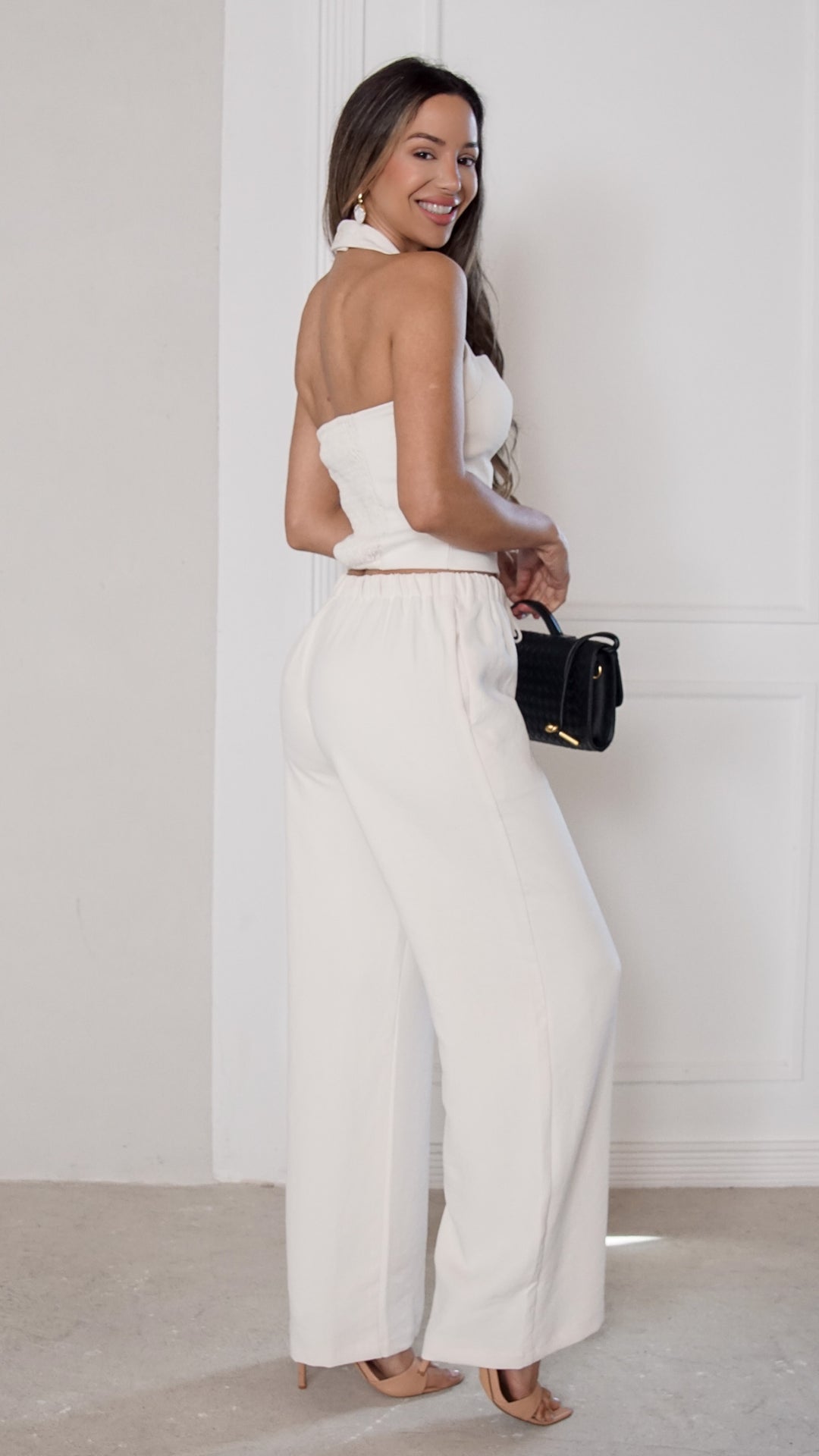 side view image 1 of Aurelia Halter Top