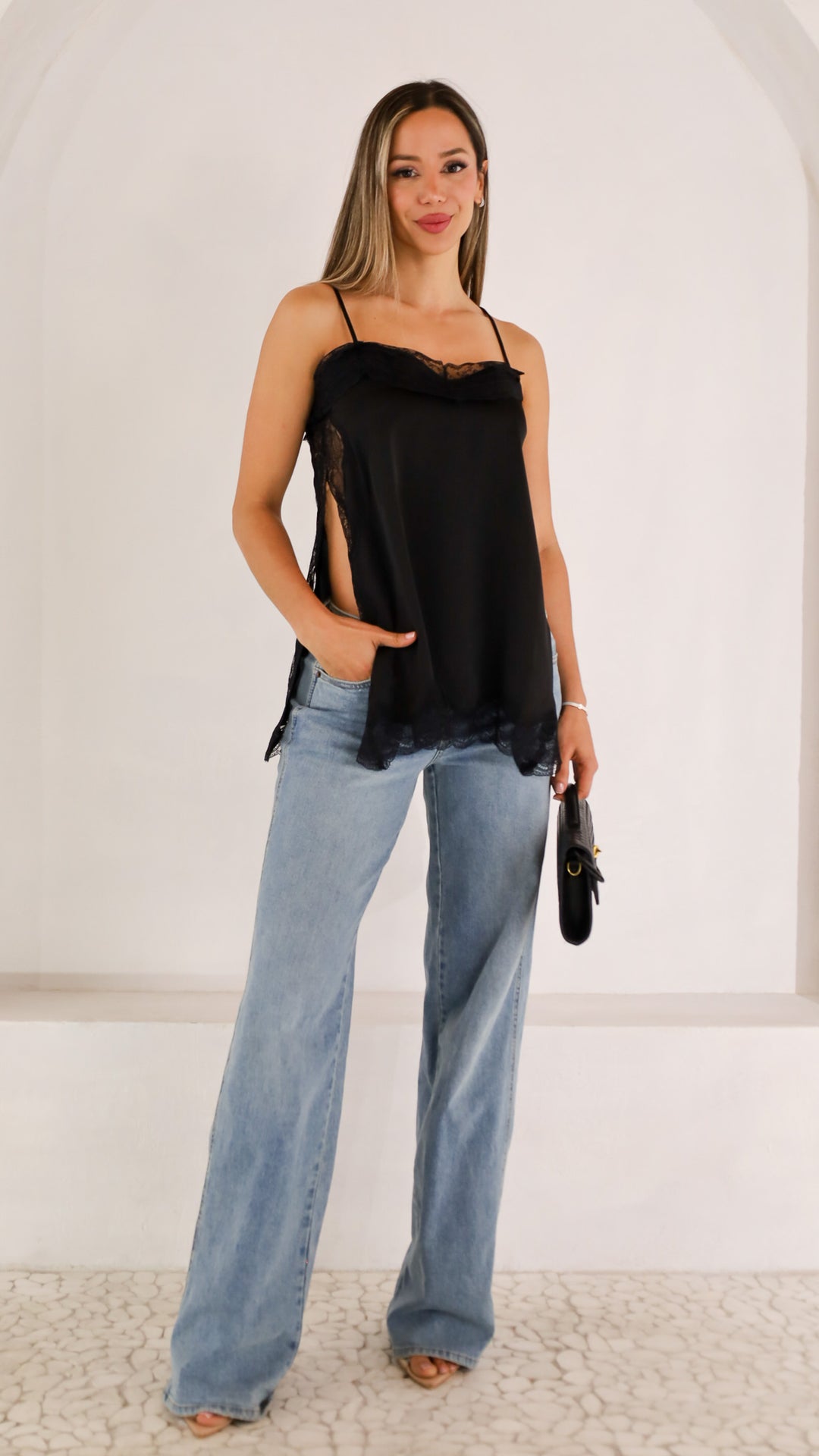 front view image 1 of Sab Lace Top