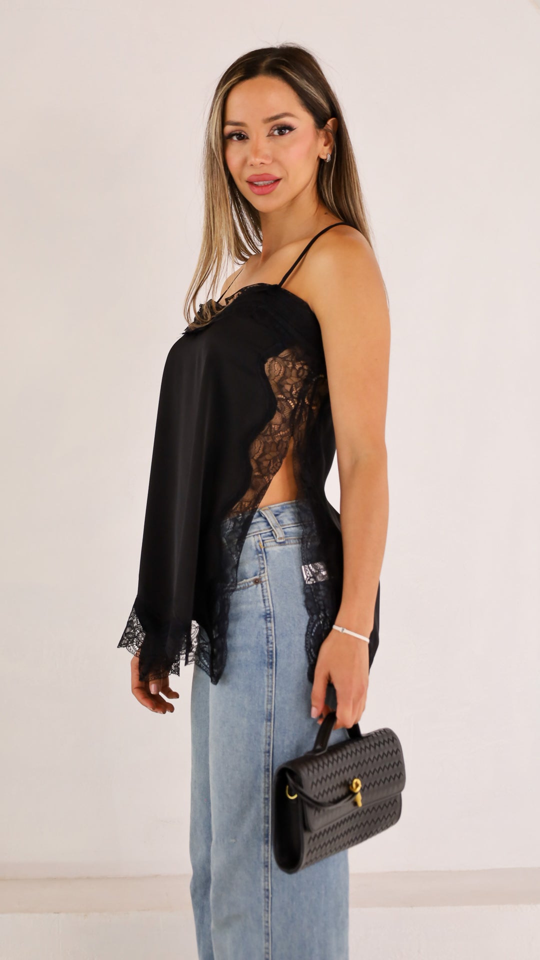 side view image 2 of Sab Lace Top