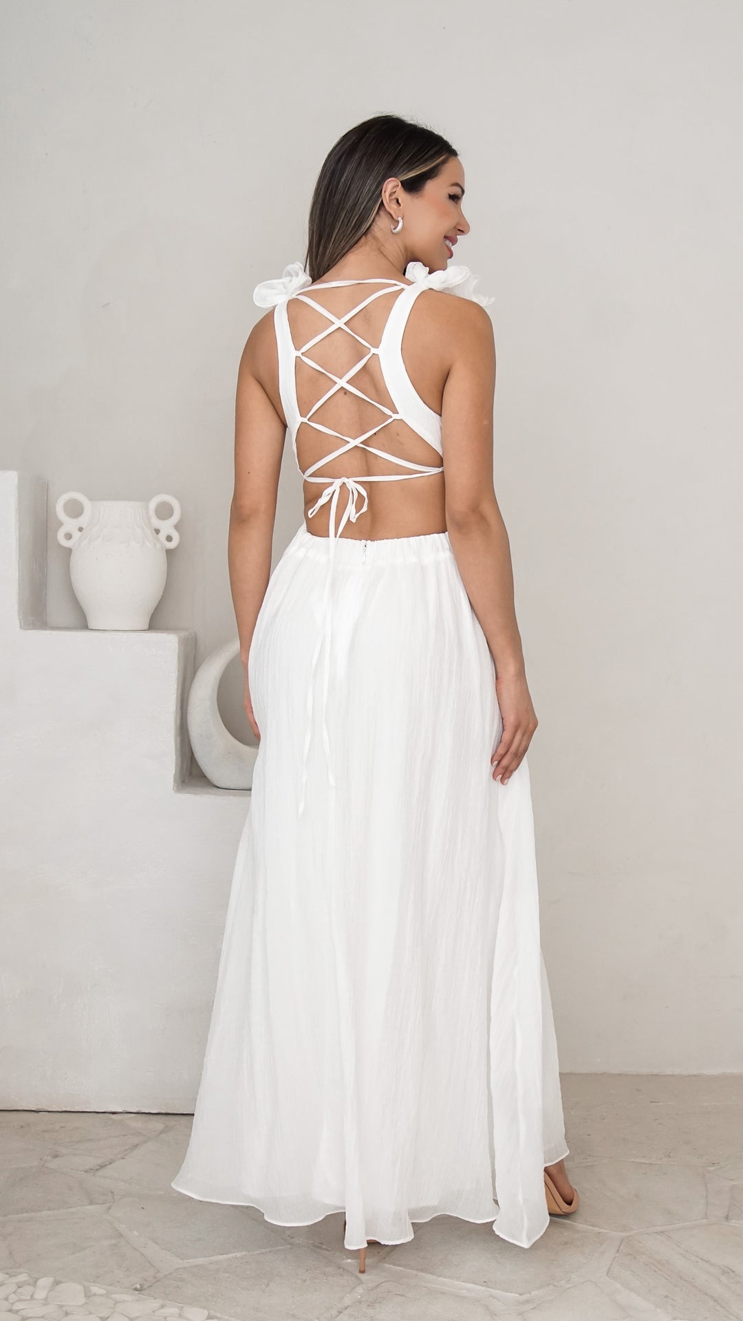 rear view image 1 of Zafira Maxi Dress