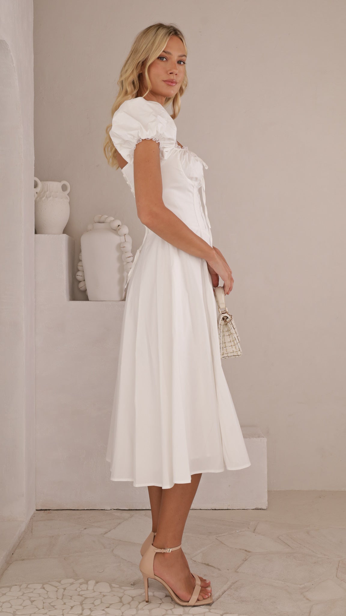 Marissa Puff Sleeve Dress – Steps New York