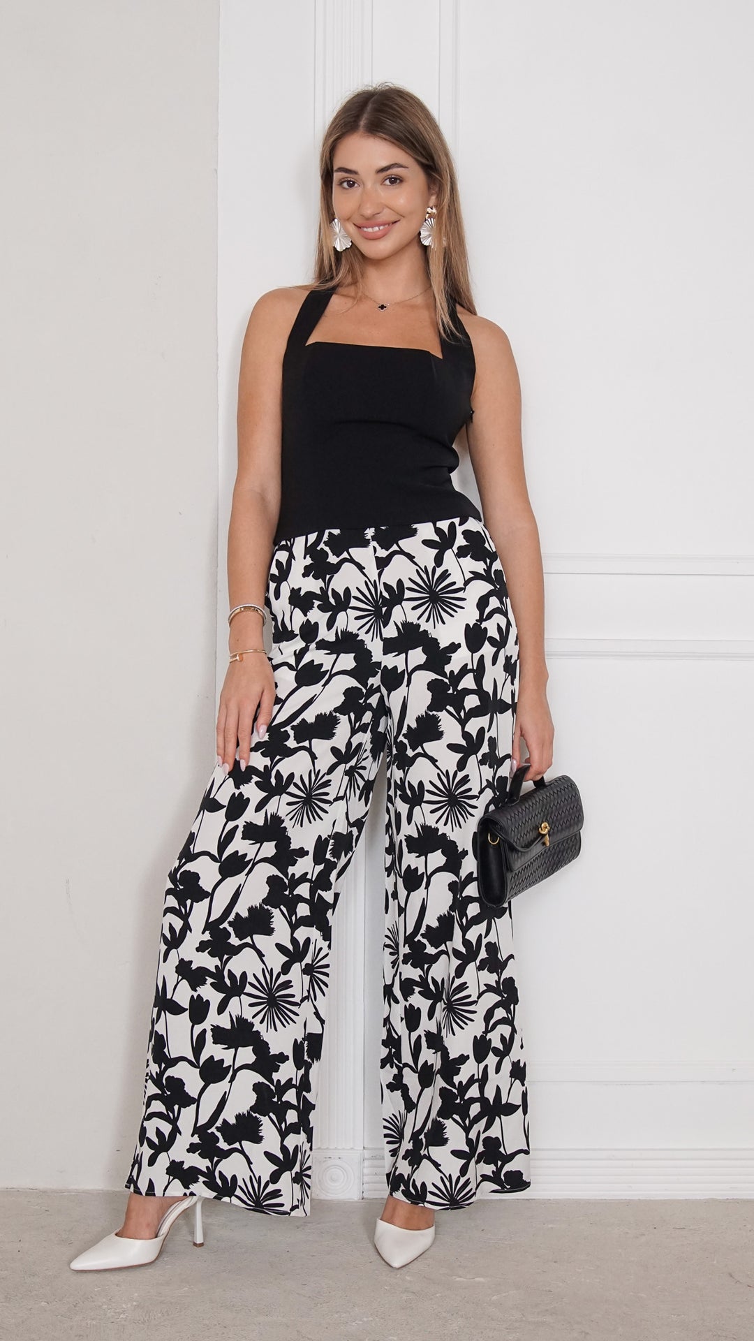 front view image 2 of Virelle Palazzo Pants