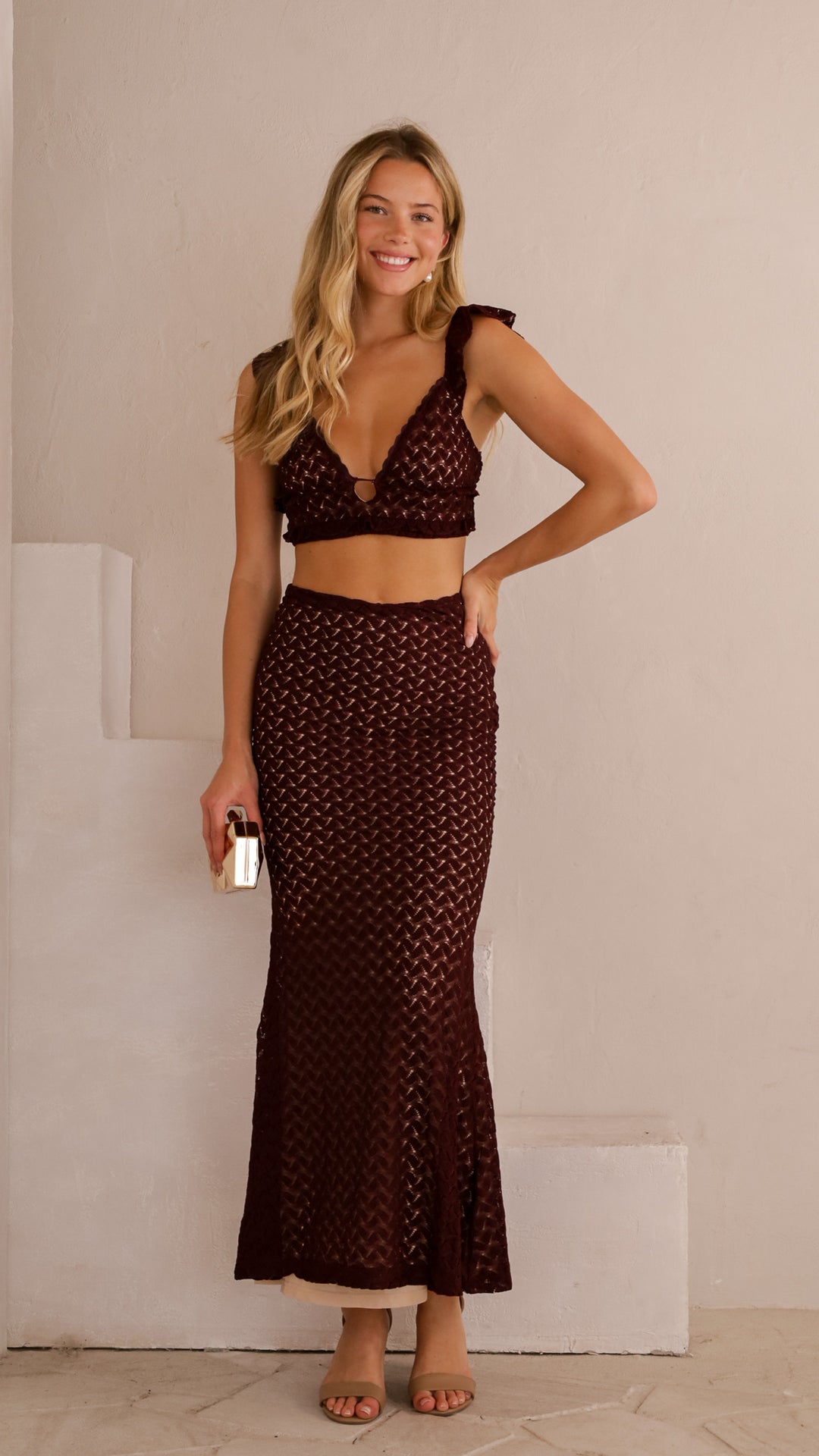 front view image 5 of Maribel Textured Two-Piece Set